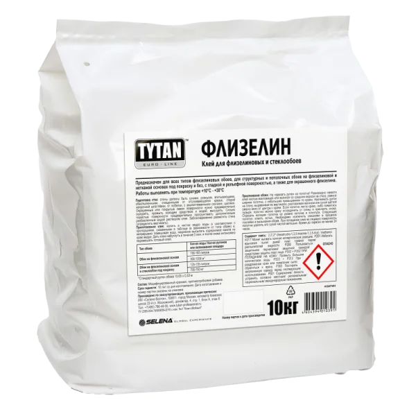 Клей для флизелиновых и стеклообоев TYTAN Euro-line 10кг