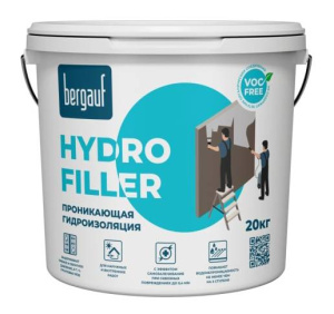 Проникающая гидроизоляция Bergauf Hydro Filler 20 кг