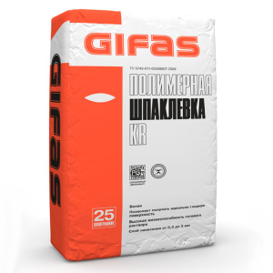 Шпаклевка полимерная Гифас KR 25 кг