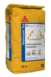 Клей для плитки усиленный Sika Ceram Pro 25кг Клей для плитки усиленный Sika Ceram Pro 25кг
