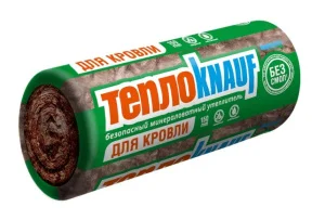 Утеплитель ТеплоКНАУФ для кровли 50х1220х6148 мм/15 м² /2 мата  Утеплитель ТеплоКНАУФ для кровли 50х1220х6148 мм/15 м² /2 мата
