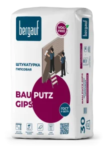 Штукатурка гипсовая Bau Putz Gips 30кг Bergauf 1уп=49шт Штукатурка гипсовая Bau Putz Gips 30кг Bergauf 1уп=49шт