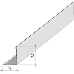 Уголок белый АЛБЕС  19*24  L=3,0  1уп=45шт Уголок белый АЛБЕС  19*24  L=3,0  1уп=45шт