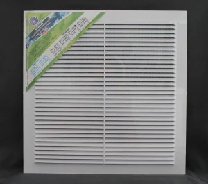 Решетка вентиляционная 300х300мм с сеткой Люкс (Космовент) Решетка вентиляционная 300х300мм с сеткой Люкс (Космовент)