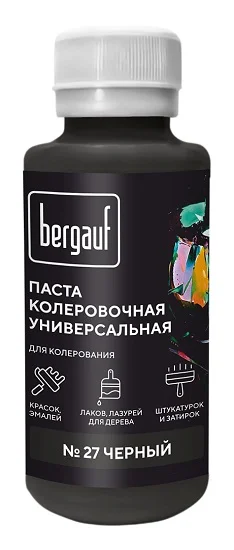 Паста колеровочная Bergauf 0,1л черная 68687 Паста колеровочная Bergauf 0,1л черная 68687