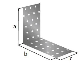 Уголок крепежный ОЦ равносторонний 50х50х50 Уголок крепежный ОЦ равносторонний 50х50х50