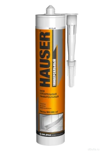 Клей строительный универсальный белый 310гр 85139 (Hauser)  Клей строительный универсальный белый 310гр 85139 (Hauser)