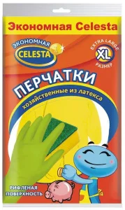 Celesta Хозяйственные перчатки XL  (ЭКОНОМ) Celesta Хозяйственные перчатки XL  (ЭКОНОМ)