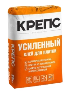Клей для плитки Крепс Усиленный 25кг Клей для плитки Крепс Усиленный 25кг