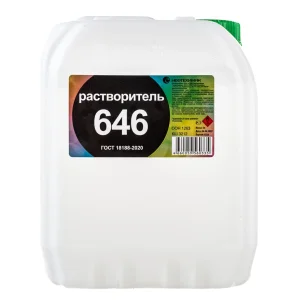 Растворитель Нефтехимик 646 5л Растворитель Нефтехимик 646 5л
