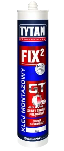 Клей монтажный Tytan Professional Fix² GT 290 мл Клей монтажный Tytan Professional Fix² GT 290 мл