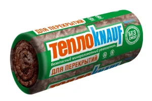 Утеплитель ТеплоКНАУФ для перекрытий 50х1220х7380 мм/18 м² /2 мата Утеплитель ТеплоКНАУФ для перекрытий 50х1220х7380 мм/18 м² /2 мата