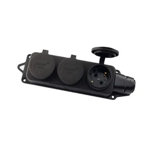 Колодка удлинителя 3-м с заземл. каучук с заглушками 106-0400-0101/101 Lezard Колодка удлинителя 3-м с заземл. каучук с заглушками 106-0400-0101/101 Lezard