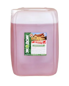 Огнебиозащитный состав ОгнеБиоПроф ЭКОДОМ 23 кг Защита древесины (малиново-красный) *1/36 Огнебиозащитный состав ОгнеБиоПроф ЭКОДОМ 23 кг Защита древесины (малиново-красный) *1/36