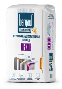 Штукатурка DECOR COROed  фракция 2,5мм 25кг 1уп=56   Bergauf Штукатурка DECOR COROed  фракция 2,5мм 25кг 1уп=56   Bergauf