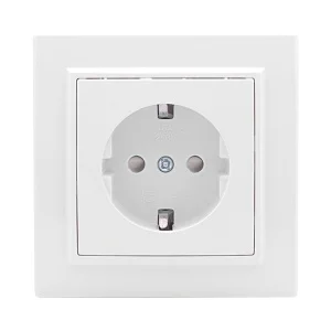 Розетка 1-м СП Минск 16А защ. шторки с заземл. бел. Basic EKF ERR16-028-100 Розетка 1-м СП Минск 16А защ. шторки с заземл. бел. Basic EKF ERR16-028-100