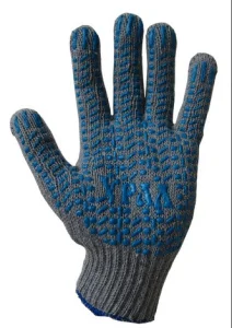 Перчатки х/б 7 нитей 7,5 класс ПВХ "протектор" серые 72гр люкс УРАЛ *10/200  ОПТ Перчатки х/б 7 нитей 7,5 класс ПВХ "протектор" серые 72гр люкс УРАЛ *10/200  ОПТ