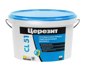 Гидроизоляция эластичная полимерная Церезит CL 51 15кг Гидроизоляция эластичная полимерная Церезит CL 51 15кг