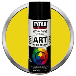 Краска аэрозольная Tytan Professional Art of the colour 400мл желтая 1018 93601 Краска аэрозольная Tytan Professional Art of the colour 400мл желтая 1018 93601