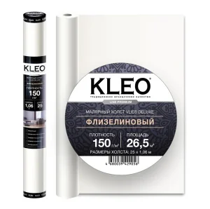 Малярный флизелин KLEO 150 VLIES DELUXE 1,06х25м 150гр/м² Малярный флизелин KLEO 150 VLIES DELUXE 1,06х25м 150гр/м²