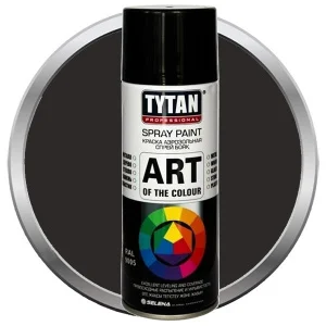Краска аэрозольная Tytan Professional Art of the colour 400мл черная матовая 9004 93885 Краска аэрозольная Tytan Professional Art of the colour 400мл черная матовая 9004 93885