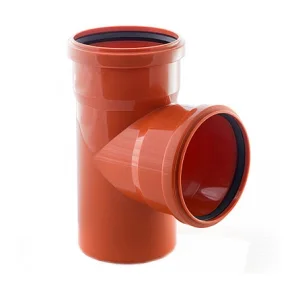 Тройник ПП 110х110х90гр наружный оранжевый *1/30 Тройник ПП 110х110х90гр наружный оранжевый *1/30
