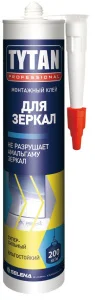 Клей монтажный Tytan Professional для зеркал бежевый 310 мл (96221/59592) Клей монтажный Tytan Professional для зеркал бежевый 310 мл (96221/59592)