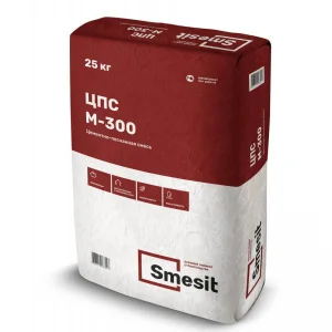 Смесь цементно-песочная Smesit М-300 ЗИМА 25кг Смесь цементно-песочная Smesit М-300 ЗИМА 25кг