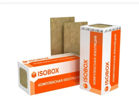 Теплоизоляция ИЗОБОКС ИНСАЙД (45 кг/м3) 1200х600х50/6 пл, 1уп=0,216 м3,1 п-6,912 м3 496881