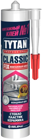 Клей монтажный Tytan Professional Classic Fix прозрачный 310 мл 