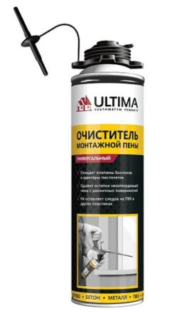 Очиститель монтажной пены Ultima 500мл 1уп=12шт