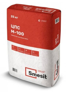 Цементно-песочная смесь Smesit М-100 25 кг 