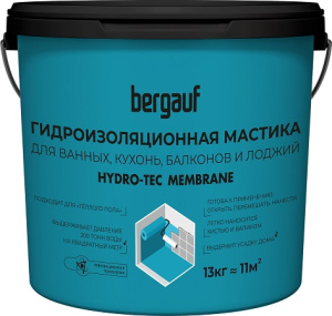 Гидроизоляционная мастика Bergauf Hydro-Tec Membrane 13кг