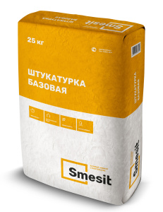 Штукатурка цементная базовая Smesit 25кг