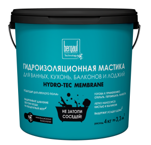 Гидроизоляционная мастика Bergauf Hydro-Tec Membrane 4кг