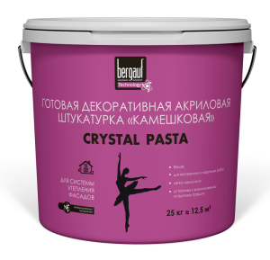 Штукатурка декоративная Bergauf Crystal Pasta зерно 1-1.5 мм 25 кг