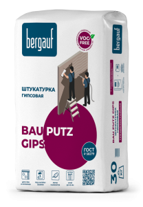 Штукатурка гипсовая Bergauf Bau Putz Gips 30кг