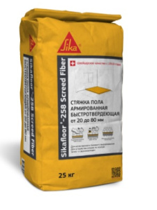 Стяжка для пола Sika floor-258 Screed Fiber 20-80мм 25кг