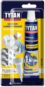 Герметик силиконовый универсальный Professional белый 85мл 22681 (Tytan) 
