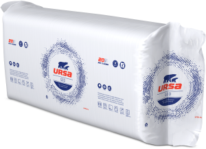 Утеплитель Ursa Geo П-15 1200х610х100 мм/7.63 м² /10 плит 