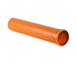 Труба РР ф110х3,2х560 (3,4мм) наружная оранжевая *1