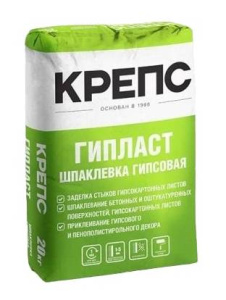 Шпаклевка гипсовая финишная Крепс Гипласт 20кг