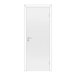 Дверное полотно М9х21 (полотно 825*2040*40)  крашенное Белое Олови