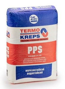 Клеевой состав для пенополистирола TermoKreps PPS Зима 25 кг