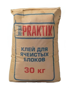 Клей для ячеистых блоков Bergauf Praktik 30кг