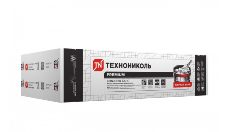 Плиты теплоизоляционные ТехноНИКОЛЬ LOGICPIR Баня Ф/Ф L-1190х590х30/8пл  1упак=5,616800м2=0,168504м3 684037