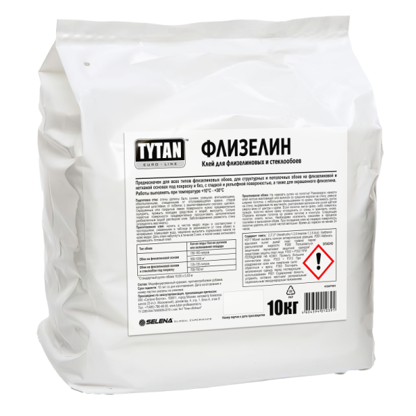 Клей для флизелиновых и стеклообоев TYTAN Euro-line 10кг