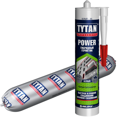 Герметик гибридный Tytan Professional Power белый 600 мл