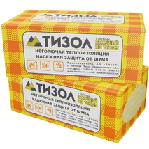 Теплоизоляция ТИЗОЛ-ФАСАД 100 (1000х600х50) уп. 0,18м3, 3,6м2